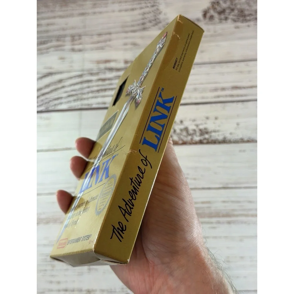Zelda II: The Adventure of Link- Complete in Box- Tested Working- Nintendo NES